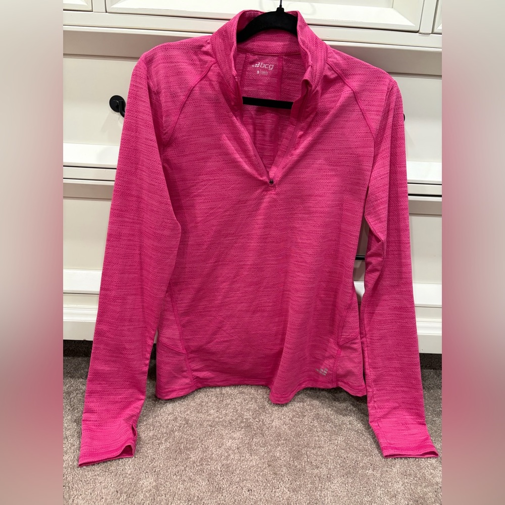 BCG Pink Long Sleeve Women's Pullover